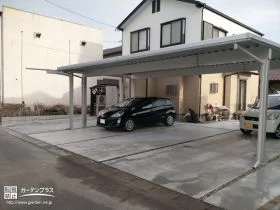 広々とした駐車スペース[施工後]