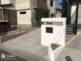 モザイクタイル 門柱の外構施工例一覧 画像表示 外構工事のガーデンプラス