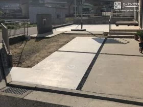駐車スペースも1台分拡張[施工後]