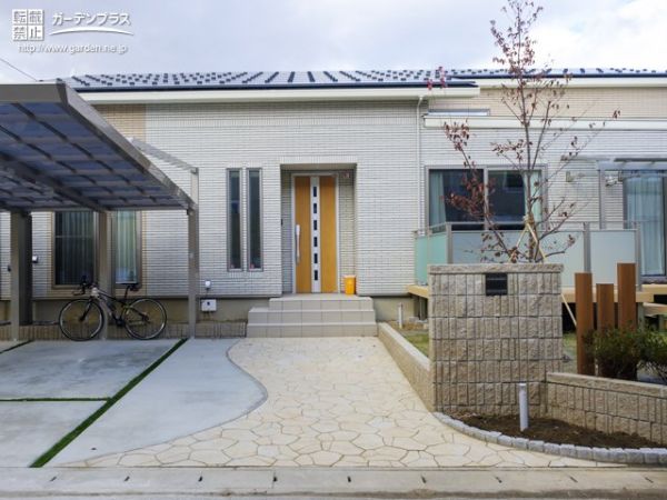 ガーデンプラス 安曇野の外構施工例一覧 アプローチ 外構工事のガーデンプラス ガーデンプラス 安曇野の外構施工例一覧 アプローチ 外構工事のガーデンプラス