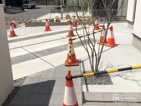 植栽まわりのスペースも有効活用[施工後]