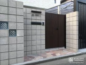 落ち着きのある門まわり[施工後]