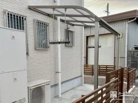 洗濯物を干せるテラスに[施工後]