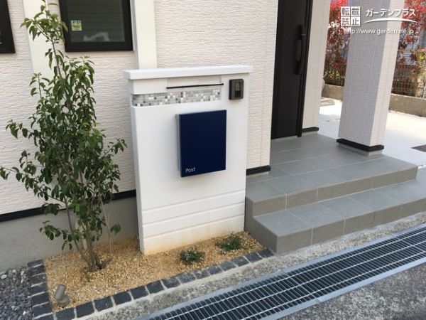 モザイクタイル 門柱の外構施工例一覧 外構工事のガーデンプラス モザイクタイル 門柱の外構施工例一覧 外構工事のガーデンプラス