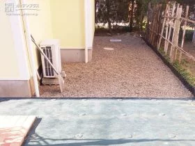 清潔感を保つ犬走り[施工後]