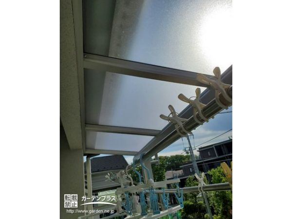 東京都の外構施工例一覧 バルコニー屋根 外構工事のガーデンプラス