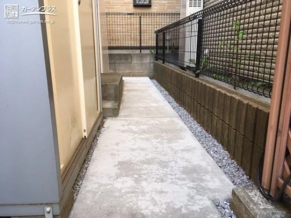 No.13031 駐輪スペースに使えるテラスの土間コンクリート舗装工事[施工後]