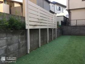 目隠しフェンスを設置[施工後]