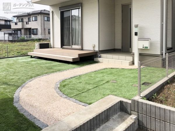 神奈川県の外構施工例一覧 樹脂舗装 外構工事のガーデンプラス
