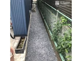 メンテナンスしにくい犬走りの雑草対策[施工後]
