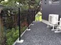 雑草対策をした犬走り