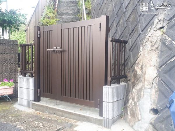 外構施工例一覧 化粧ブロック 門柱 50万円まで 外構工事のガーデンプラス 外構施工例一覧 化粧ブロック 門柱 50万円まで 外構工事のガーデンプラス