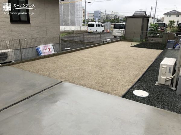 水はけを改善し家庭菜園を楽しめるお庭リフォーム工事 No 花壇 菜園 芝生の施工例 外構工事のガーデンプラス