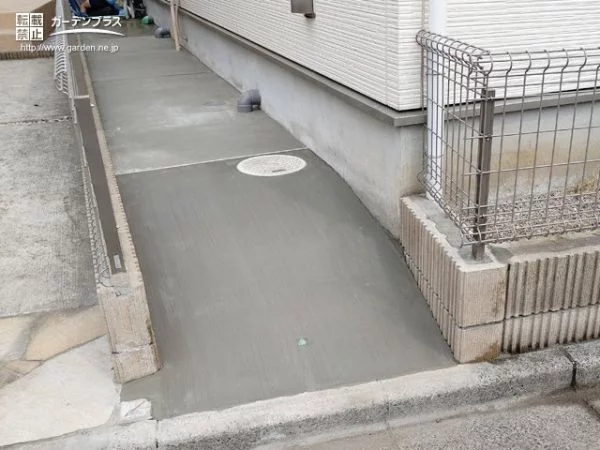 No.13399 犬走りを活用した駐輪スペース設置工事[施工後]