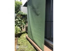 風通しよく保つシェード[施工後]