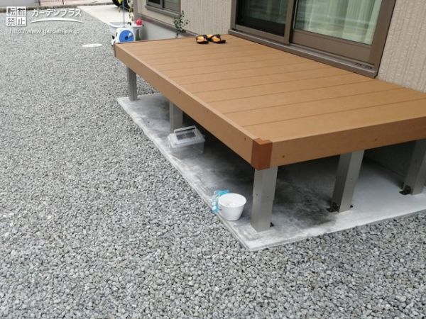 外構施工例一覧 ウッドデッキ 土間コンクリート 50万円まで 外構工事のガーデンプラス