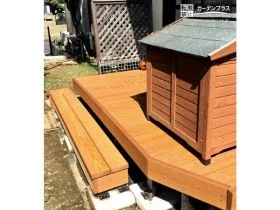 夏も高温になりにくいウッドデッキ[施工後]