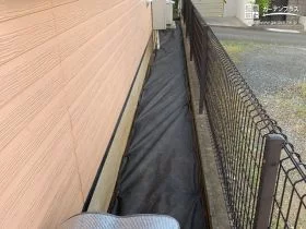 お好きな舗装材で仕上げる犬走り[施工後]