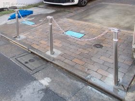 チェーンポールの外構施工例一覧 画像表示 外構工事のガーデンプラス