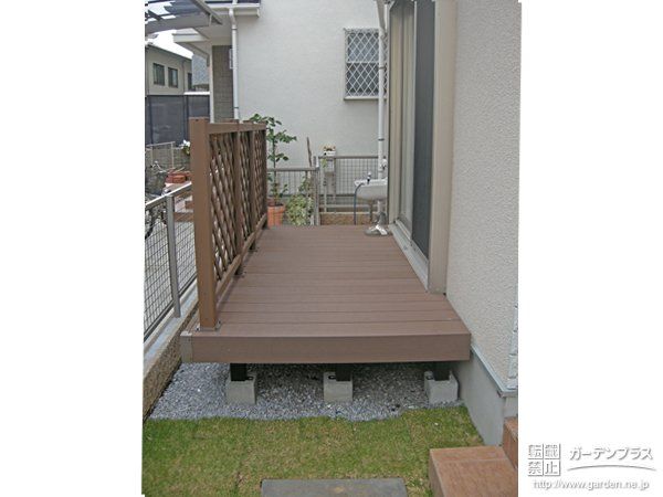 神奈川県の外構施工例一覧 ウッドデッキ 50万円まで 外構工事のガーデンプラス