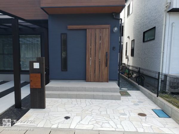 広島県の外構施工例一覧 枕木 外構工事のガーデンプラス 広島県の外構施工例一覧 枕木 外構工事のガーデンプラス