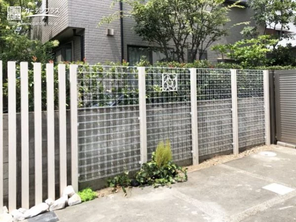 No.13883 お庭を緑でいっぱいにする緑化フェンス設置工事[施工後]