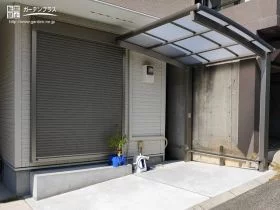 防犯対策も万全の駐輪スペース設置工事