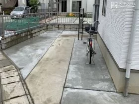 舗装したアプローチまわり[施工後]