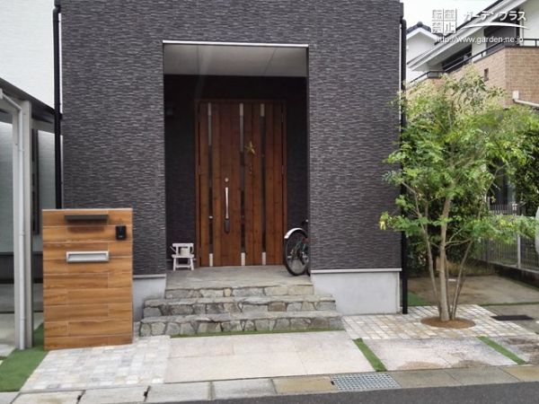 ナチュラルデザインながら手間いらずの門まわりリフォーム工事 No 門柱 門まわりの施工例 外構工事のガーデンプラス ナチュラルデザインながら手間いらずの門まわりリフォーム工事 No 門柱 門まわりの施工例 外構工事のガーデンプラス