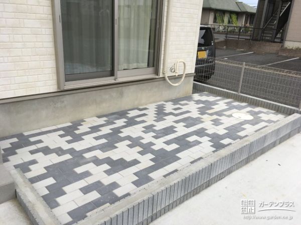 外構施工例一覧 インターロッキング 50万円まで 画像表示 外構工事のガーデンプラス