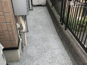 狭い場所も気軽に舗装できるドライテック[施工後]