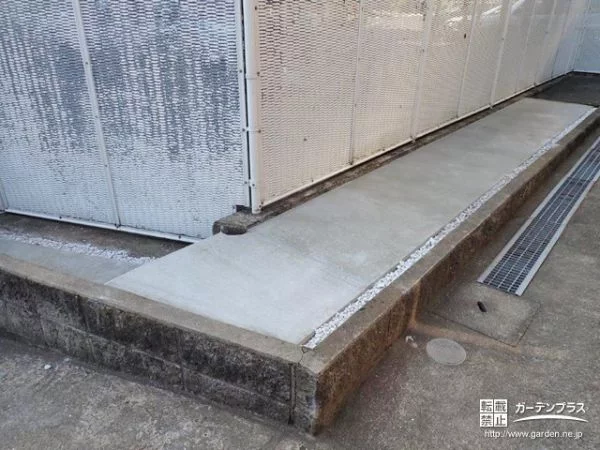 No.14205 雑草をしっかり抑制する土間コンクリート打設工事[施工後]