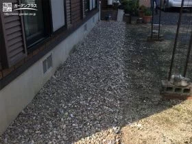 泥汚れを心配せずに家事ができるテラスまわり[施工後]