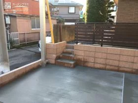 トランクからの荷物の出し入れに便利な階段[施工後]