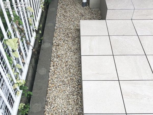 外構施工例一覧 タイル 犬走り 50万円まで 外構工事のガーデンプラス