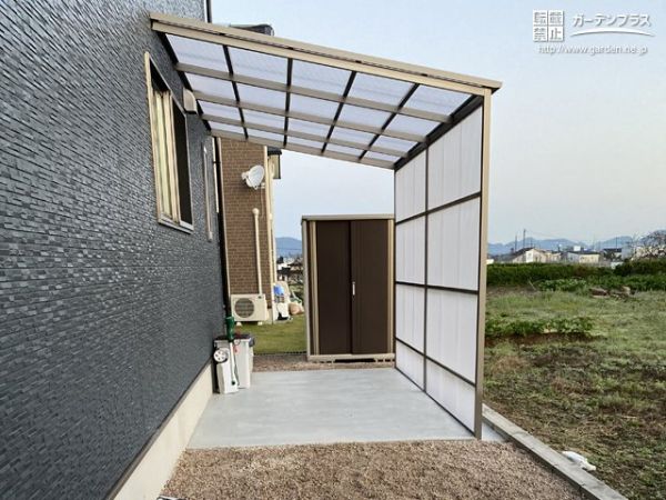 外構施工例一覧 ストックヤード 50万円 100万円 外構工事のガーデンプラス