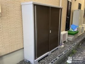 スリムな物置を設置[施工後]
