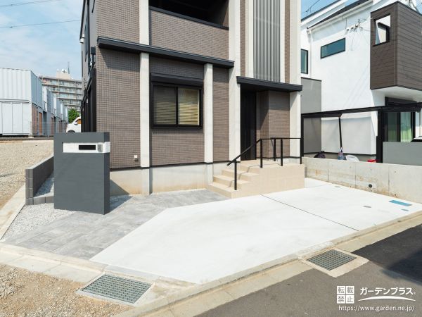 ジョリパット 土間コンクリートの外構施工例一覧 外構工事のガーデンプラス