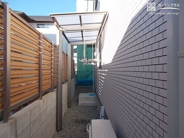 外構施工例一覧 勝手口まわり 物干し 50万円まで 外構工事のガーデンプラス 外構施工例一覧 勝手口まわり 物干し 50万円まで 外構工事のガーデンプラス