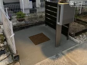門まわりを舗装[施工後]