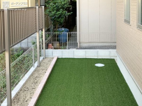 雑草のお手入れをなくしてガーデニングに集中できる主庭のリフォーム No 149 花壇 菜園 芝生の施工例 外構工事のガーデンプラス