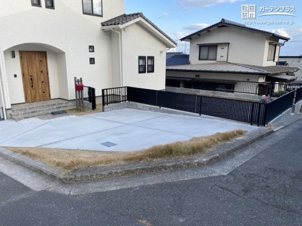 山口県の外構施工例一覧 土間コンクリート 外構工事のガーデンプラス