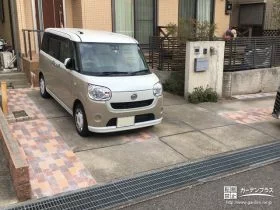 高さを揃えて段差なく広く使える駐車スペースリフォーム工事