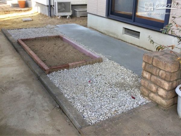 砂利 花壇の外構施工例一覧 金額の安い順 外構工事のガーデンプラス