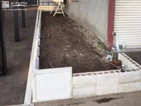 土の流出を食い止める土留め[施工後]