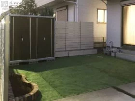 室内からの眺めも抜群な主庭[施工後]