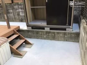 お庭を広く使える土間コンクリート舗装工事[施工後]