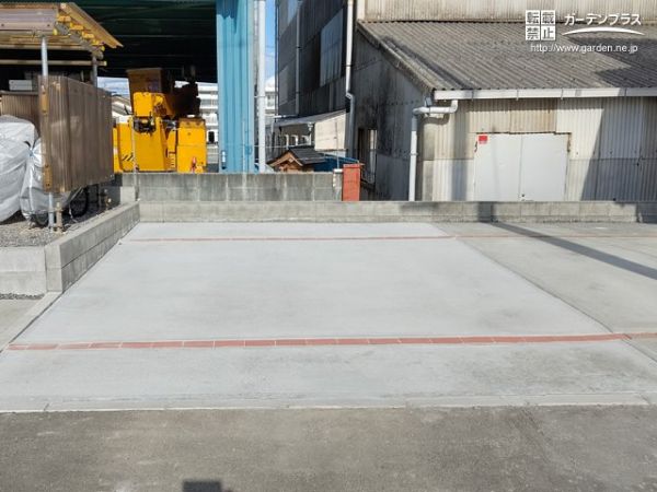 福島県いわき市の外構施工例一覧 土間コンクリート 外構工事のガーデンプラス