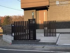 クランクをつけたアプローチ[施工後]