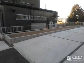 化粧ブロックの花壇[施工後]